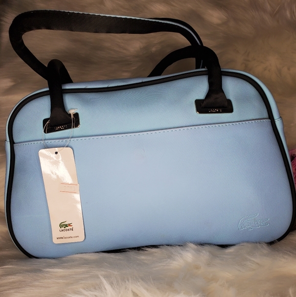 Lacoste | Bags | Lacoste Medium Size Blue Shoulder Bag | Poshmark